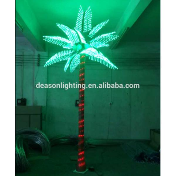 led lighted palm trees