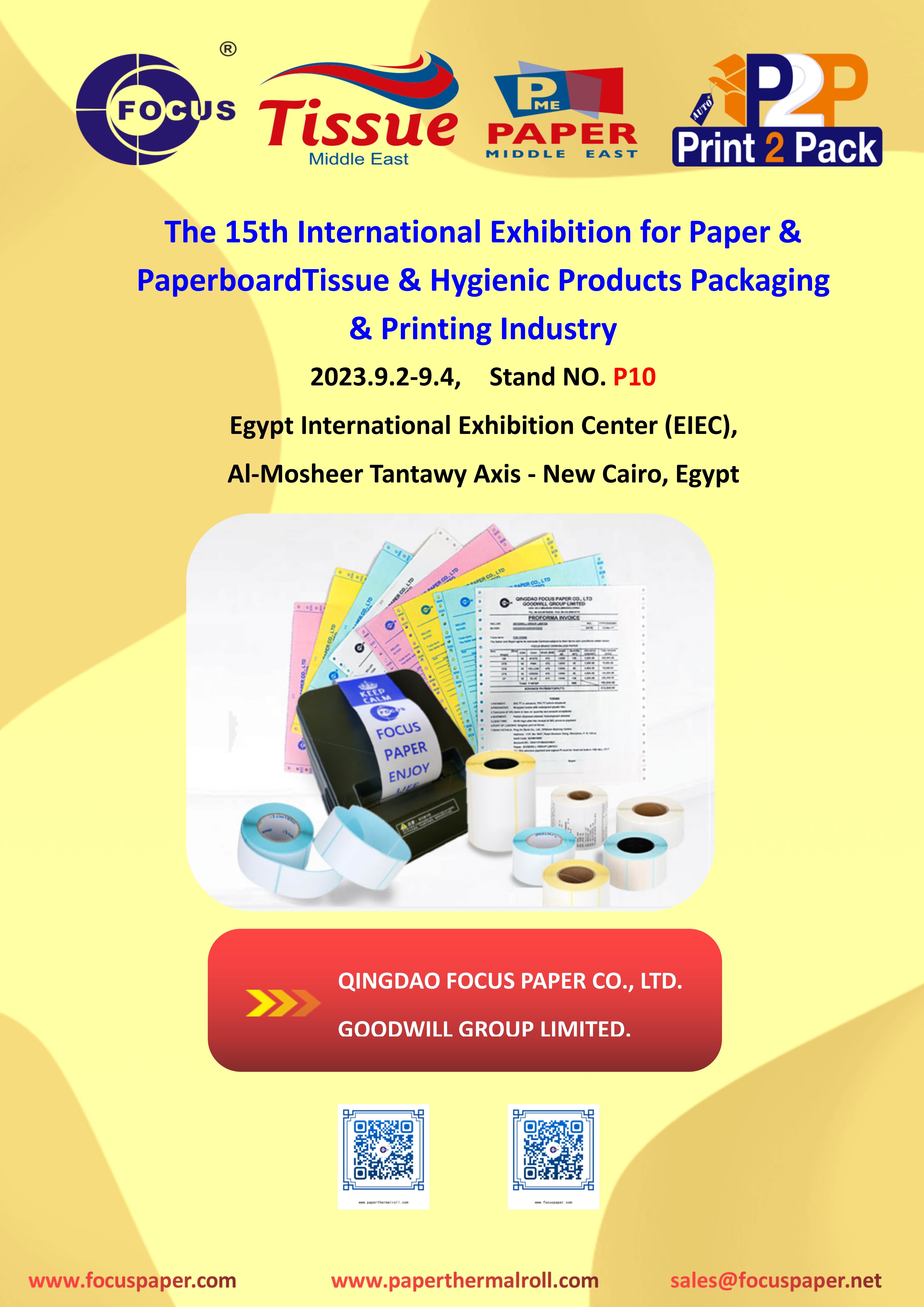 Focus Brand 100% Virgin Wood Pulp Thermal Paper Jumbo Roll Width 762-1270mm