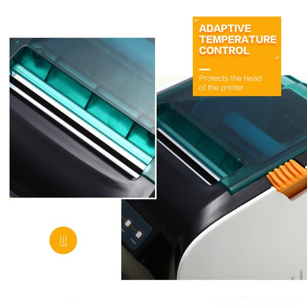 203DPI Thermal Transfer Label Printer , Barcode Sticker Printer 90mm/s Speed