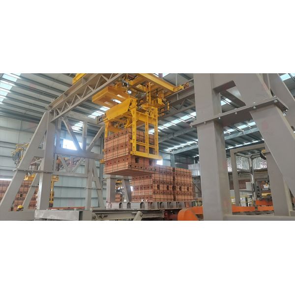 Customizable Clay Brick Stacking and Packaging System with 500kg Robot and Industry 4.0 Compatibility