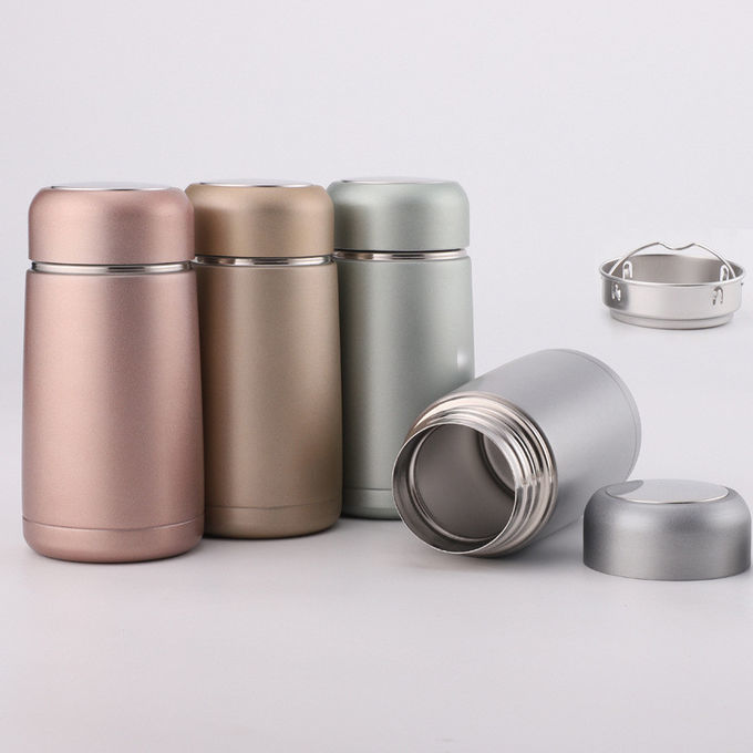 350ML Mini Cute Coffee Cup Vacuum Flasks Bottle Stainless Steel Water Travel Mug Office Tea Thermal
