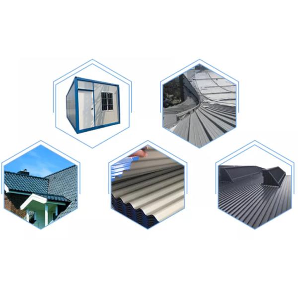 Cutting Punching Gi Colour Coated Roofing Sheets 6000mm For Buliding