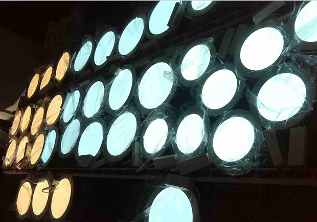 12watt Round Ceiling LED Flat Panel Lights For living room , Silvery Shell and white shell
