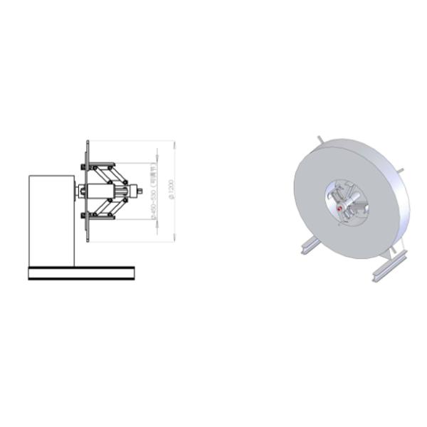 Hydraulic Decoiler / Uncoiler Machine With 0-15m/Min Uncoiling Speed , Coil Width 1500mm
