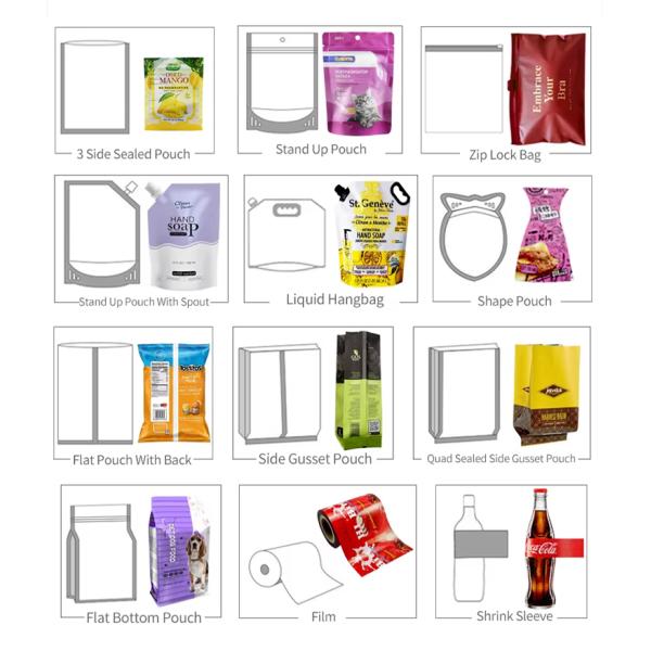 Digital Printing Custom Self Sealing Side Gusset Pouch with Zipper for Flat Bottom Coffee Snack Food Mylar Bag