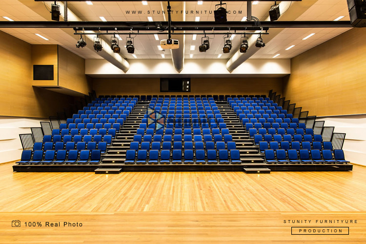 Fire Resistant Retractable Stadium Chair Bleacher Seat