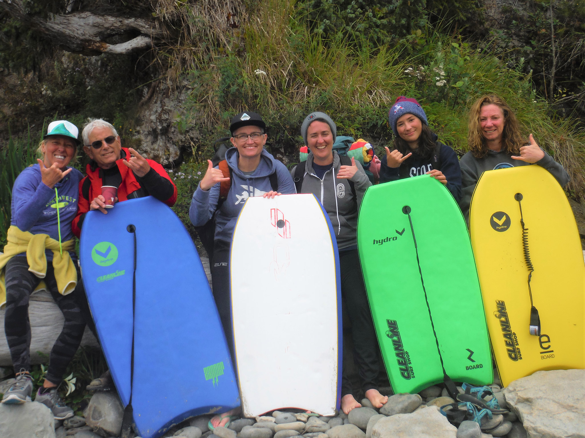 Blue/Yellow/Green Bodyboard for Surfing Woowave Design EPS Foam Board