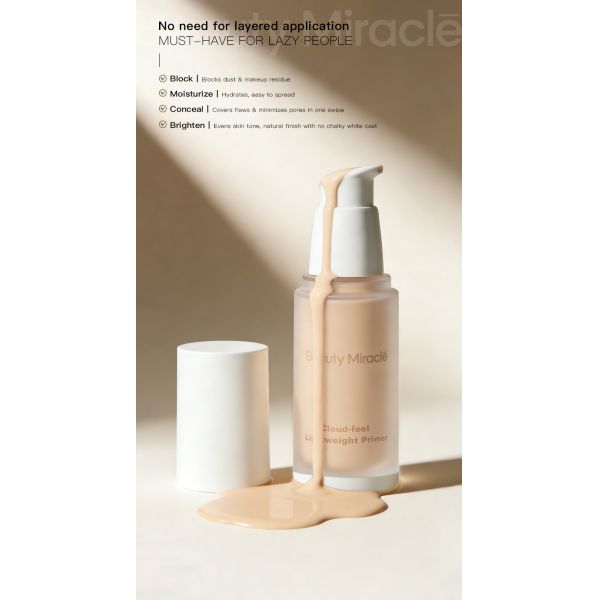 Custom Logo High Coverage Oil-control Long-lasting Make up Face Primer Makeup Base Makeup Makeup Face Moisturizer