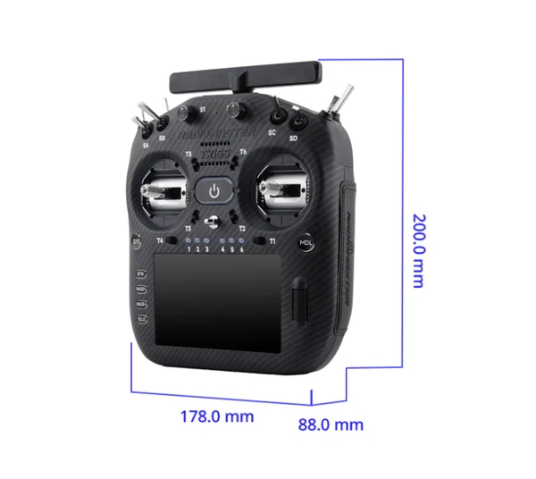 Radiomaster TX16S MK3 Max Radio Controller AG02 CNC Hall Sensor Gimbals (ELRS / M2) Remote Control