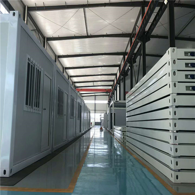 Prefabricated Detachable Container House With Steel Door And Plastic Steel Window