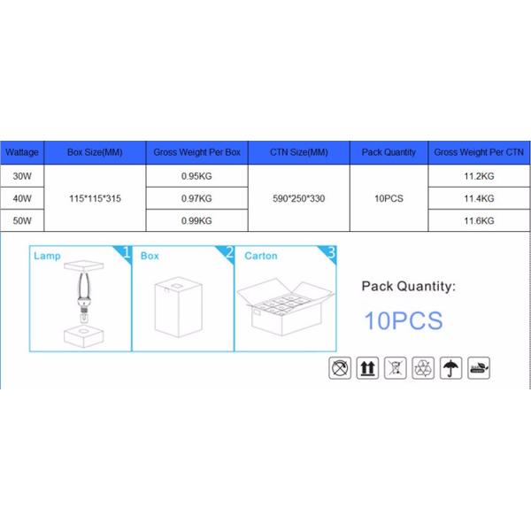 30W 40W 50W E27 E40 E26 E39 new Olive design corn street lamp IP65 Waterproof good quality high lumens AC85-277V