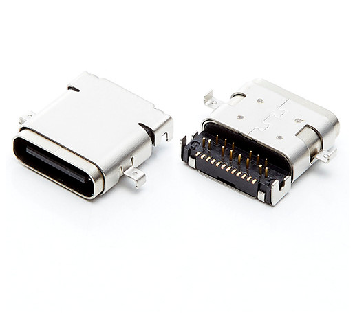 24 Pin USB Type-C Connector Receptacle (Offset), HULYN