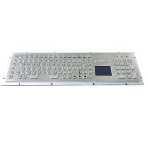 Quality Waterproof IP65 103 Keys Panel Mount Metal Keyboard With Numeric Keypad for sale