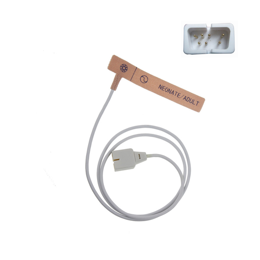 Nell-cor 7pin disposable spo2 sensor for neonate/adult Nell-cor D25 patient monitor