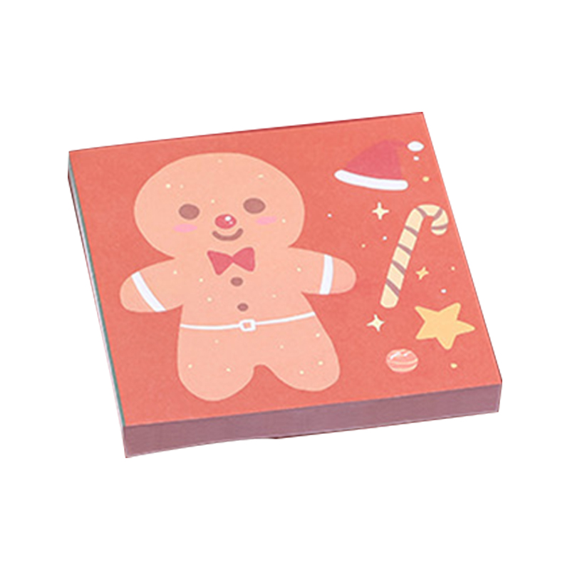 Self Adhesive Christmas Sticky Note Pads Memo Notebook 8cm X 8cm