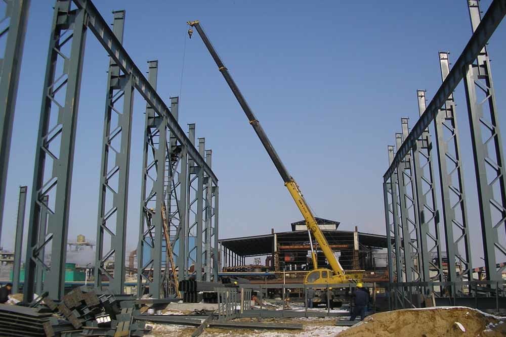 High Strength Light Gauge Steel Buildings Prefabricated H Section Structural Steel Frame
