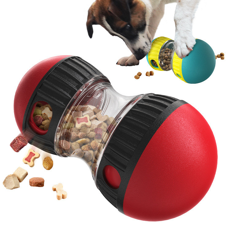 Quality Rotating Leak Food Super Ball Slow Feeder Dog Toy for sale