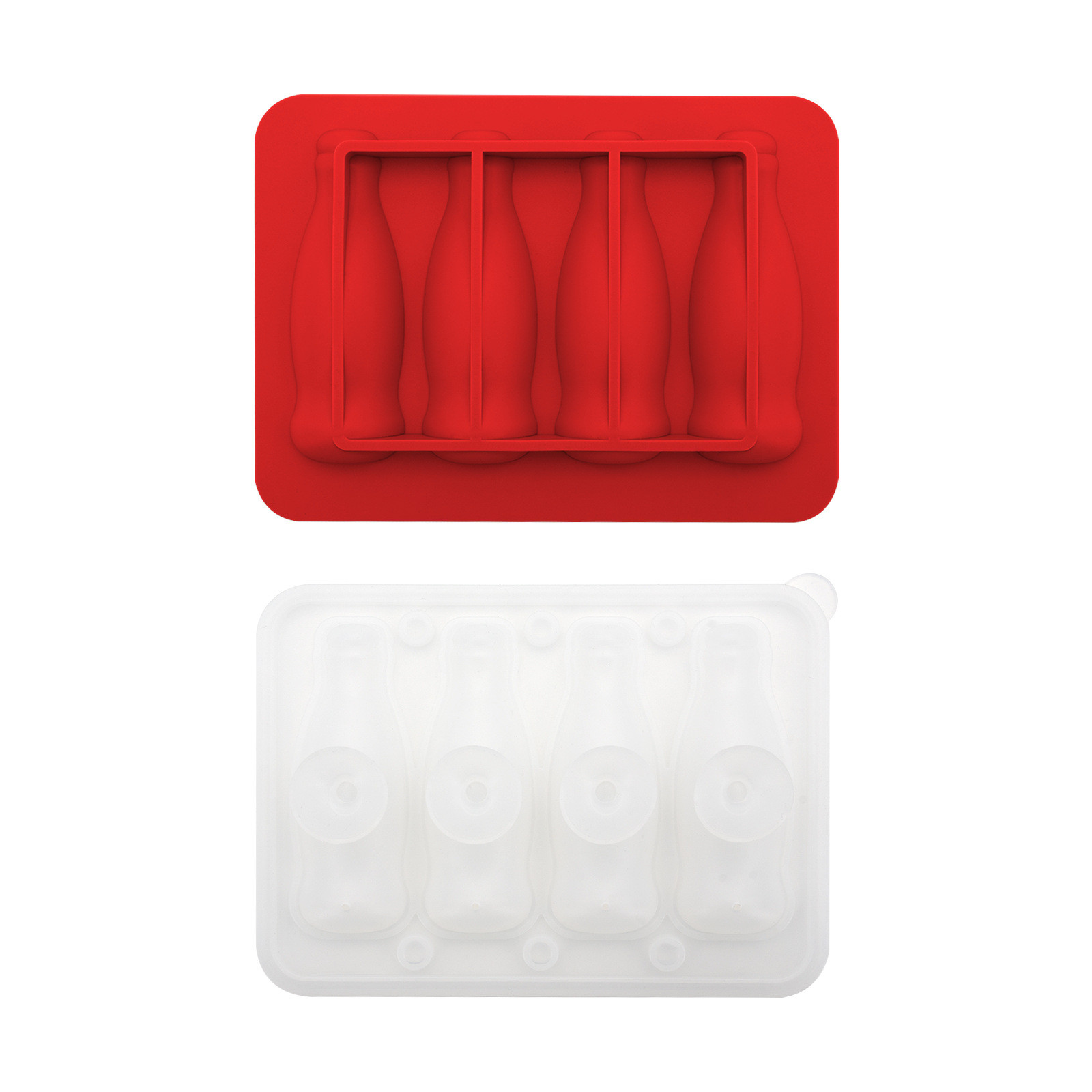 Silicone Ice Cube Trays 3 Pack - Large Size Silicone Ice Cube Molds with Leak Proof Removable Lid Square Ice Cube Tray And BPA Free for Cocktail