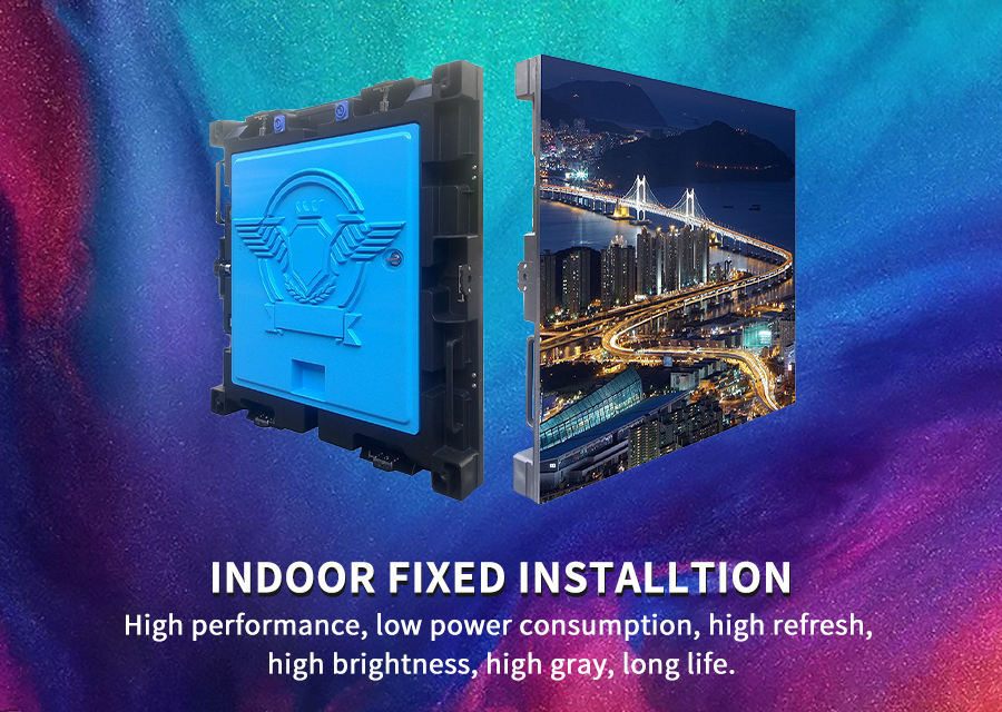 Easy Install P5 Indoor LED Screen Panel Customized With SMD2121 LED Chip