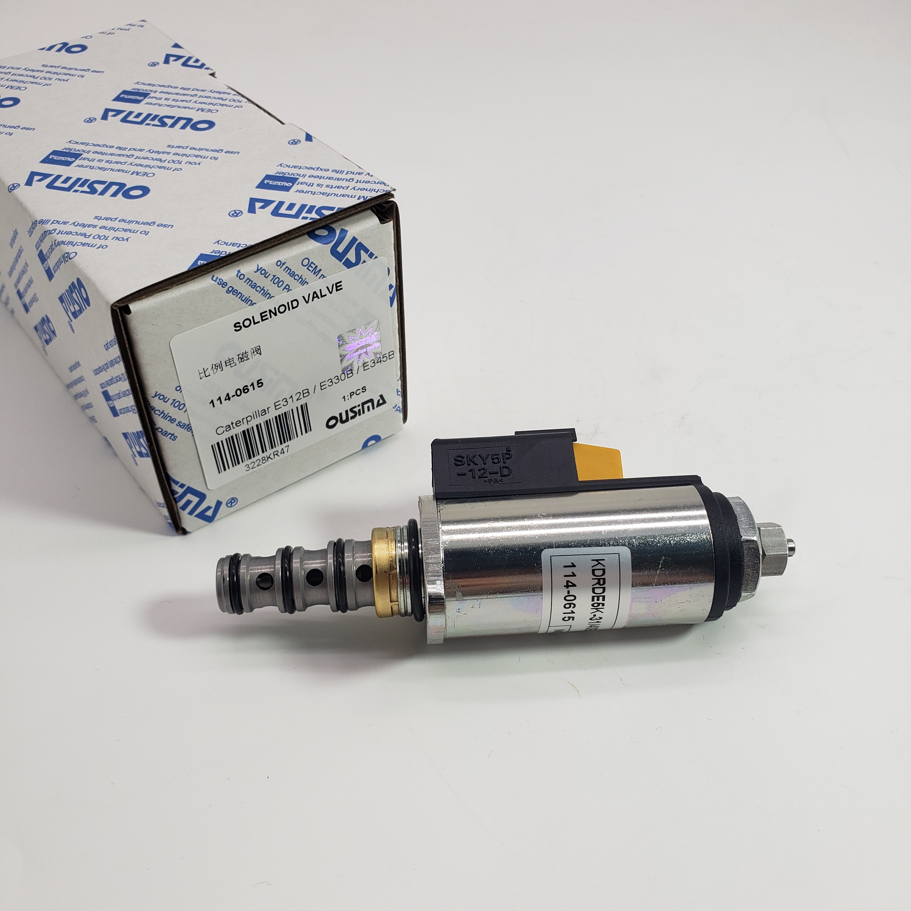 Proportional Solenoid Valve 114-0615 1140615 For CAT E312B E330B E345B