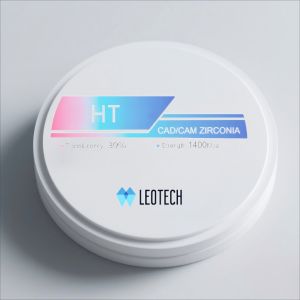 HT High Opacity Zirconia Block for Veneers / Inlays / Onlays White Shade CAD/CAM