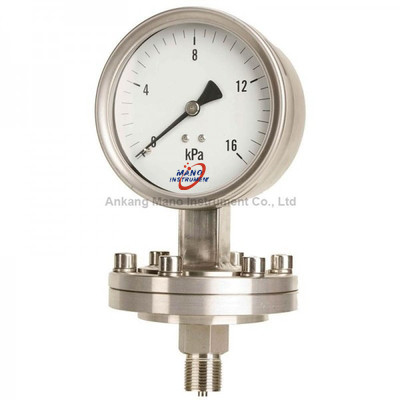 Quality PG-075 Low pressure diaphragm pressure gauge for sale