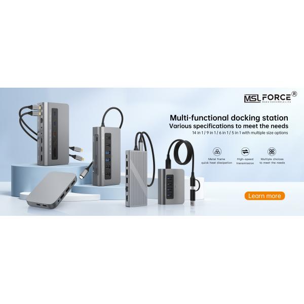 USB C 3.2 Gen 1 5Gbps Hub Expands Two USB A Two USB C Laptop Computer Phone Powered USB Hub Manufacturer