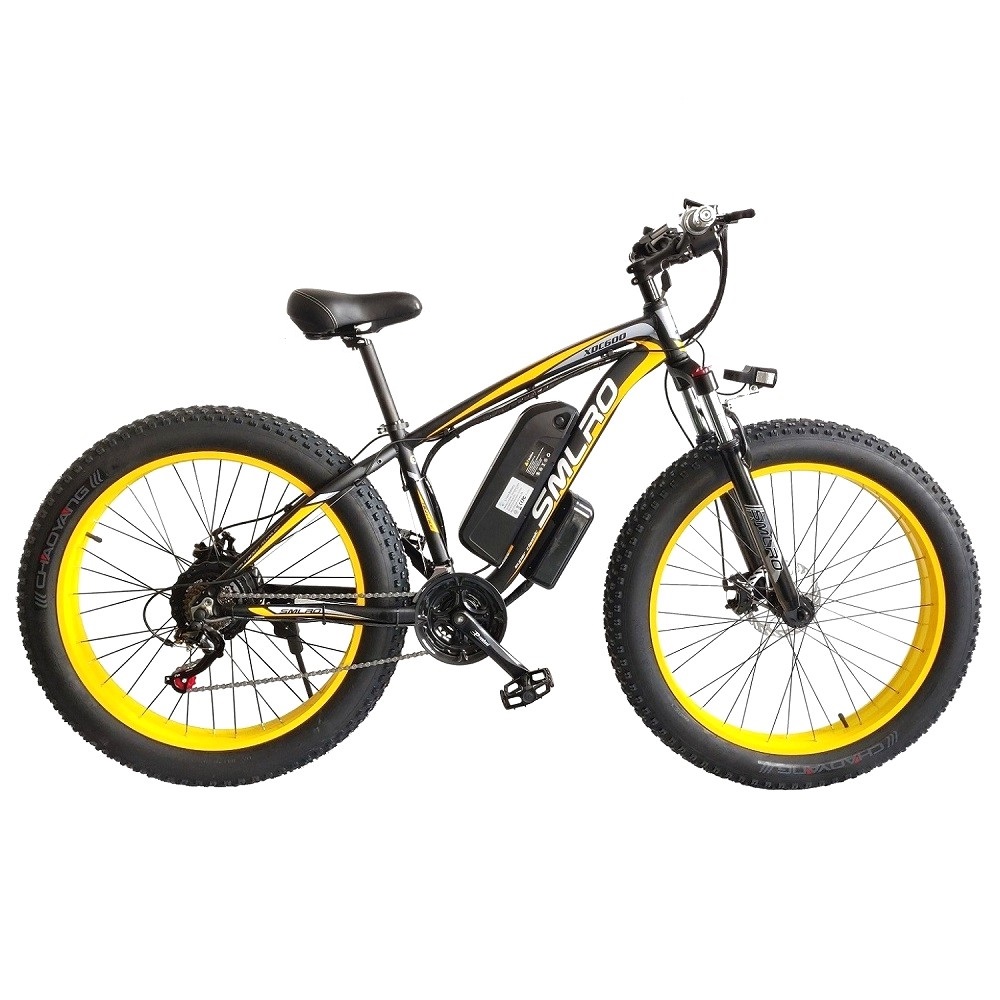 XDC600 Fat Tire Electric Mountain Bike 48V With Mechanical Disc Brake