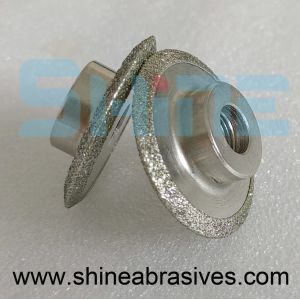 Quality Diamond Electroplated CBN Valve Seat Stones Shine Abrasives For Carbide Grinding for sale