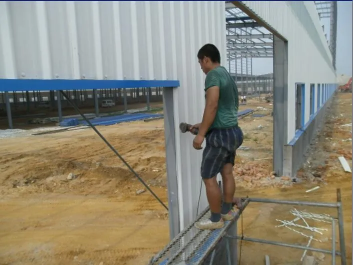 Light Steel Structure Prefab Metal Industrial Workshop