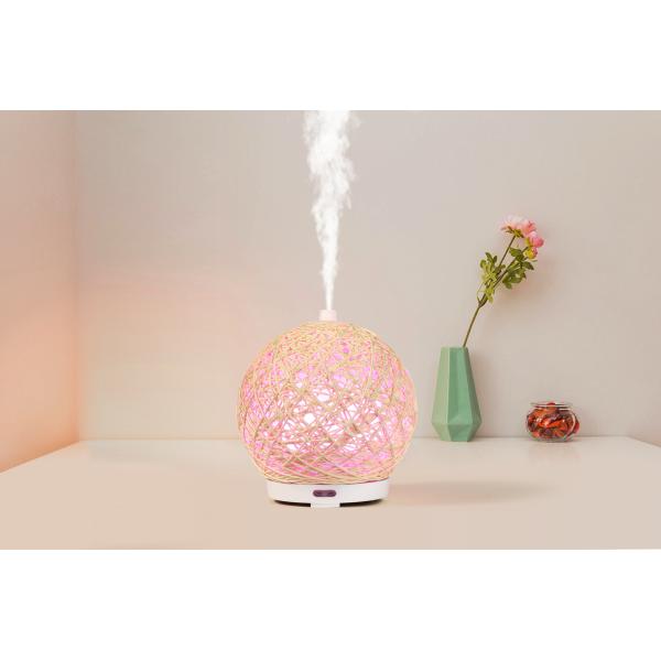 Rattan Ball USB Essential Oil Aroma Diffuser Handcrafted Portable For Home Decor