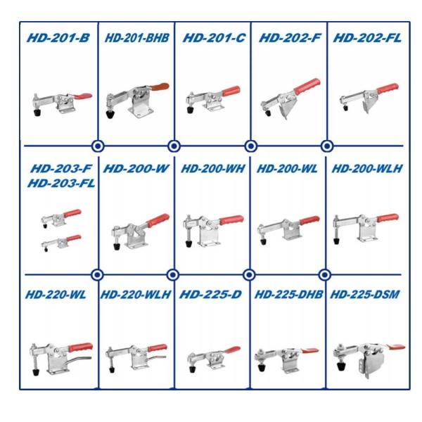 HD-13005 Heavy Duty Vertical Handle Toggle Clamp Quick Release