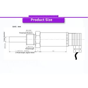 Customized UNIVO UBW400Y High Precision Range Probe for Temperature Sensors