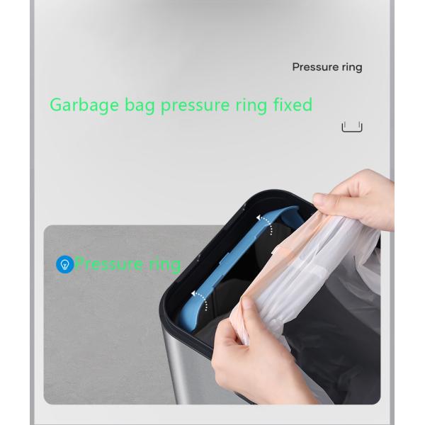 50l Motion Automatic Trash Bin Garbage Can Self Sealing Sensor Trash Can with Odor Filter Touchless