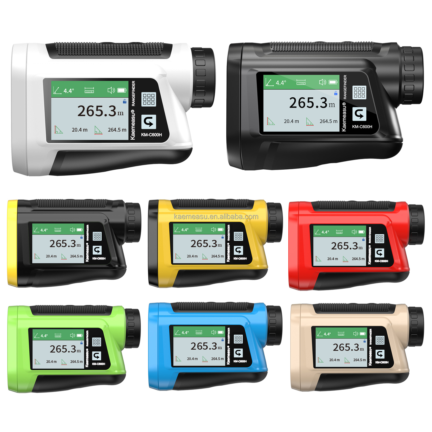 1000m Telescope rangefinder Handheld laser distance meter Laser Rangefinder Golf rangefinder with slope