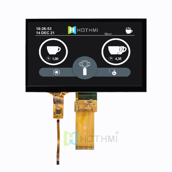 7 inch Sunlight Readable TN TFT LCD Display with Capacitive Touch Screen, RGB