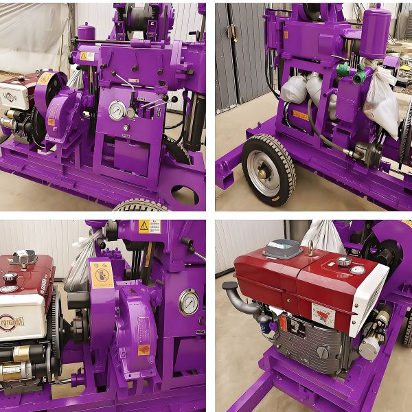 Portable Hydraulic Core Drilling Rig with 200m Drilling Depth and High Efficiency for Tunnel Projects