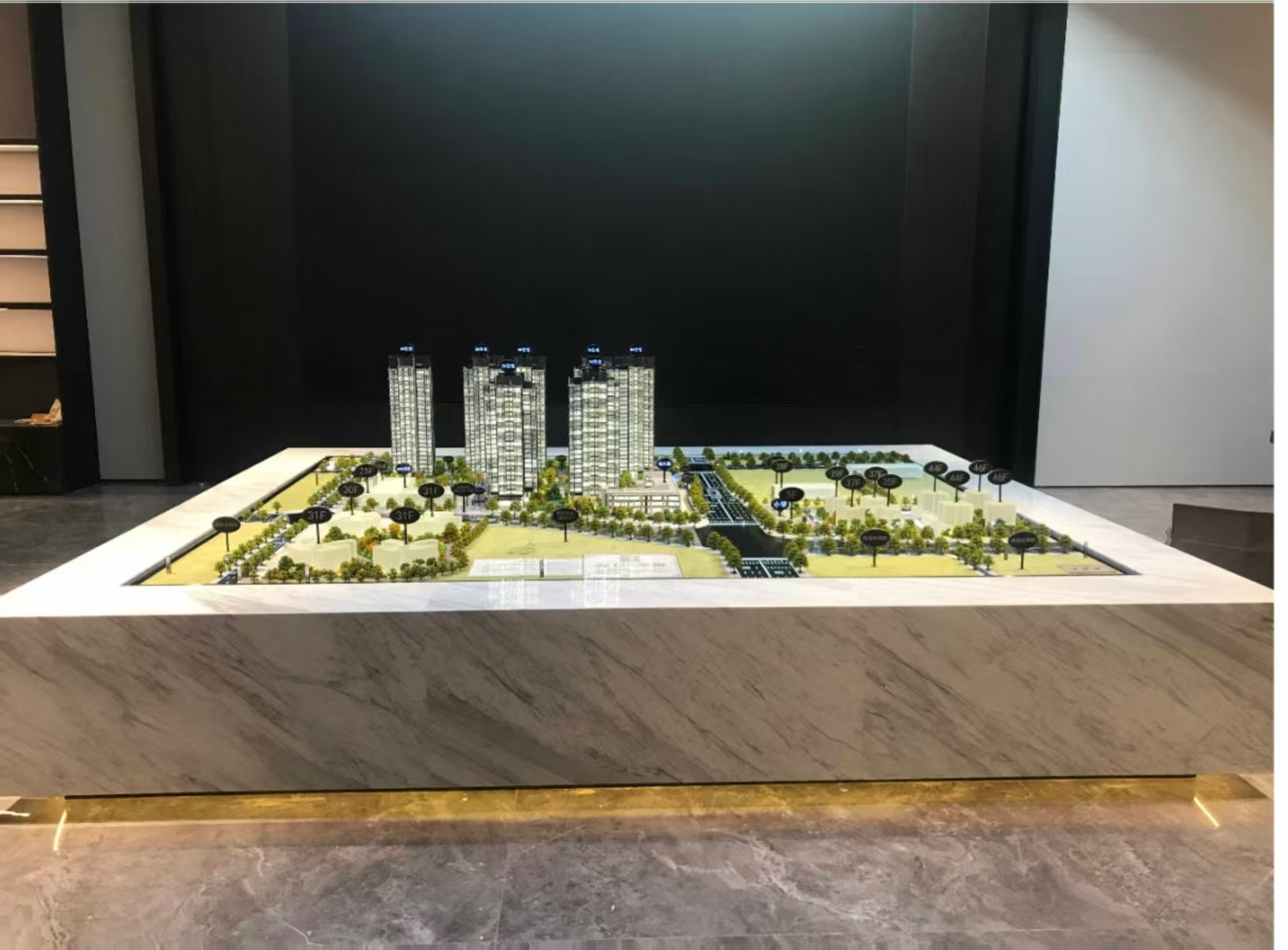 High Rise Building Architecture Models 1:100 Scale Model Architectural