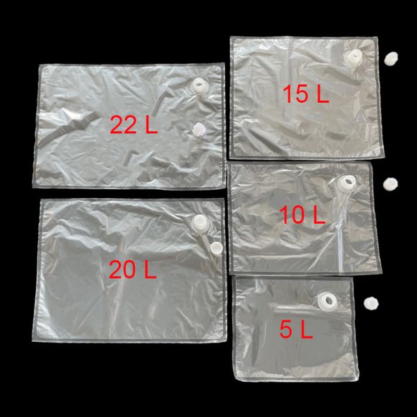 Translucent Spout Pouch Screw Cap Plastic Package Faucet Bag Flat Bottom Spout Pouch with Valve