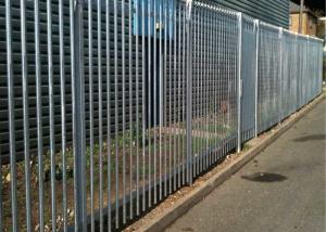 Quality D Type Q235 Steel Palisade Fence Panels 2700mm Height for sale