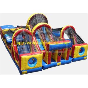 China adrenaline rush obstacle course , inflatable obstacle course , inflatable playground on sale
