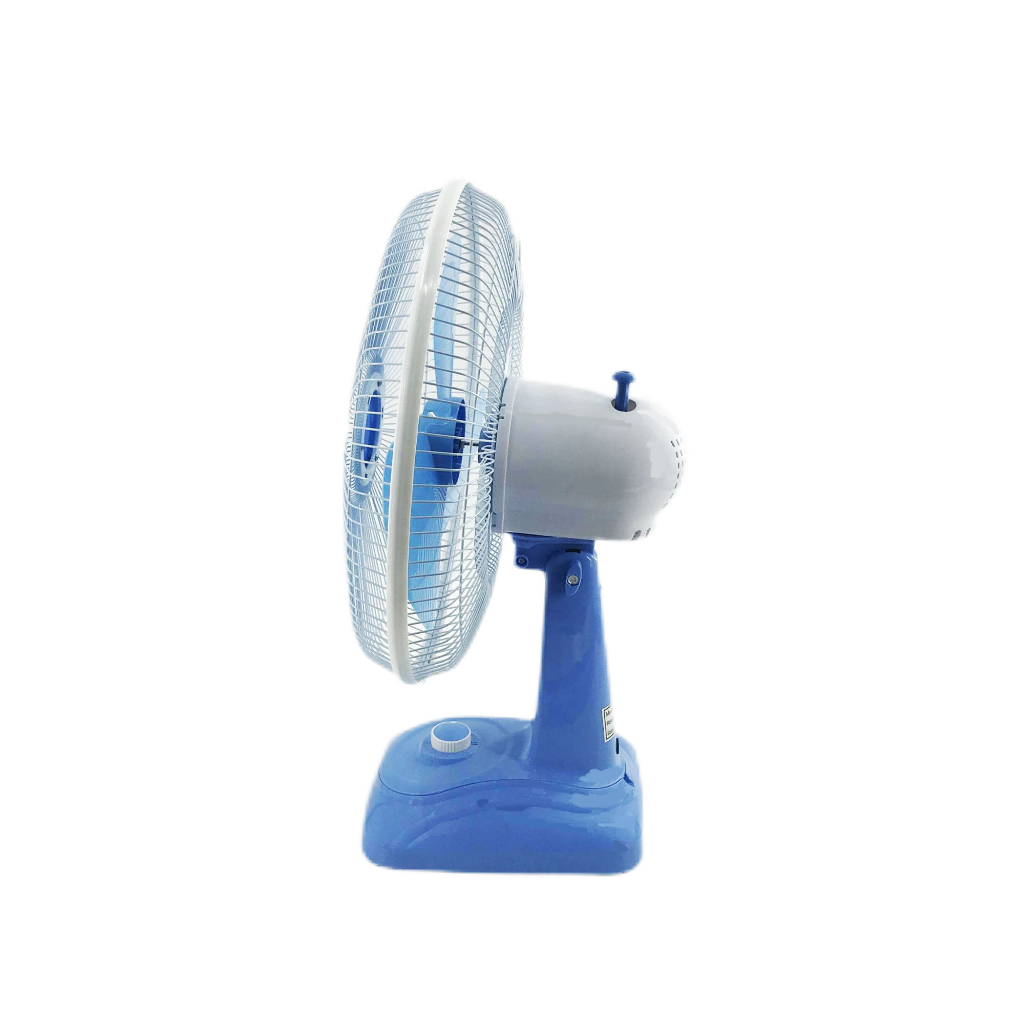DC 12V Household Rechargeable Table Fan 12 Plastic With Mechanical DC Brushless Motor