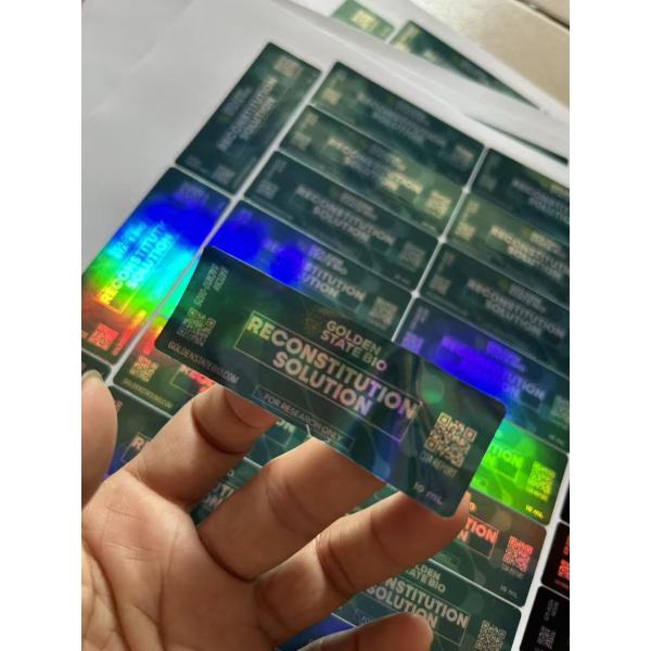 Quality Reconstitution Solution pharmaceutical glass vials labels 10ml Vial Labels for sale