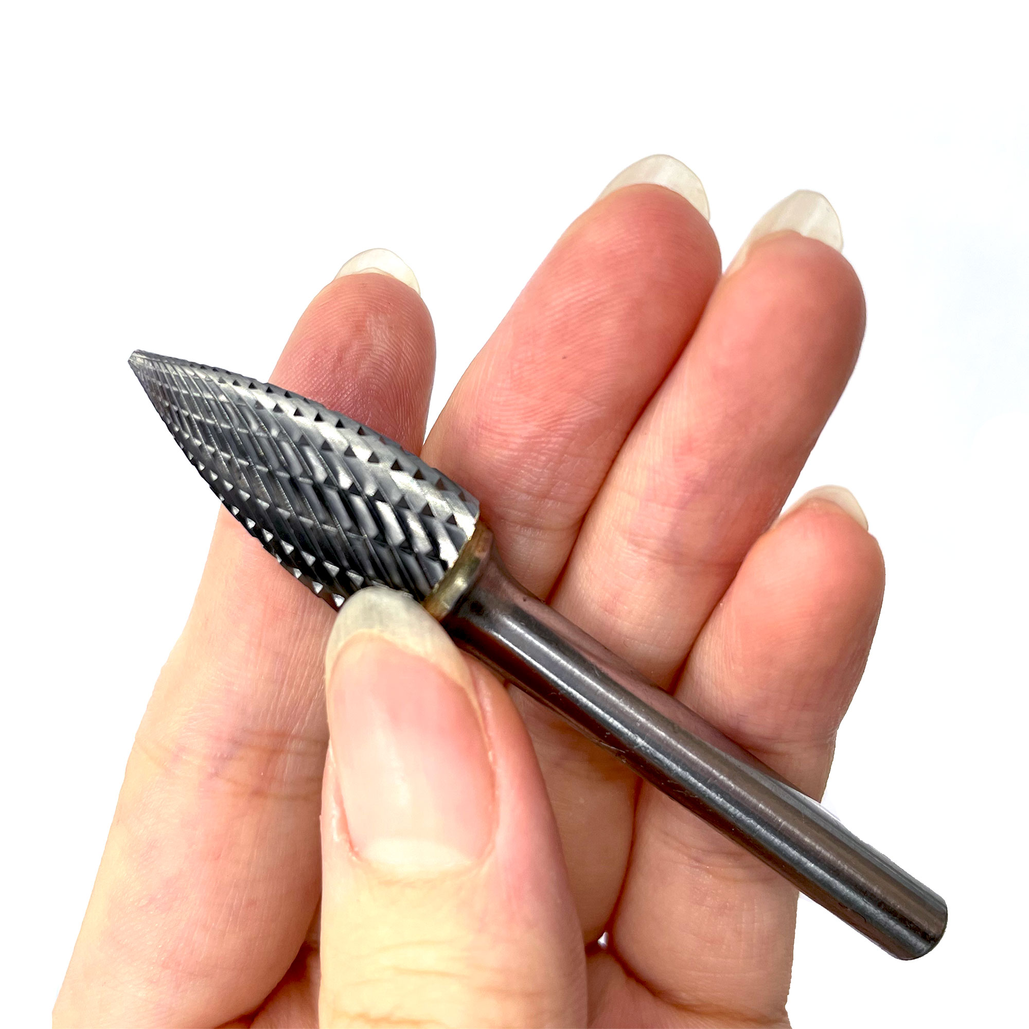 Tungsten Carbide Rotary Burr Set 6mm 1/4 Shank Double Cut