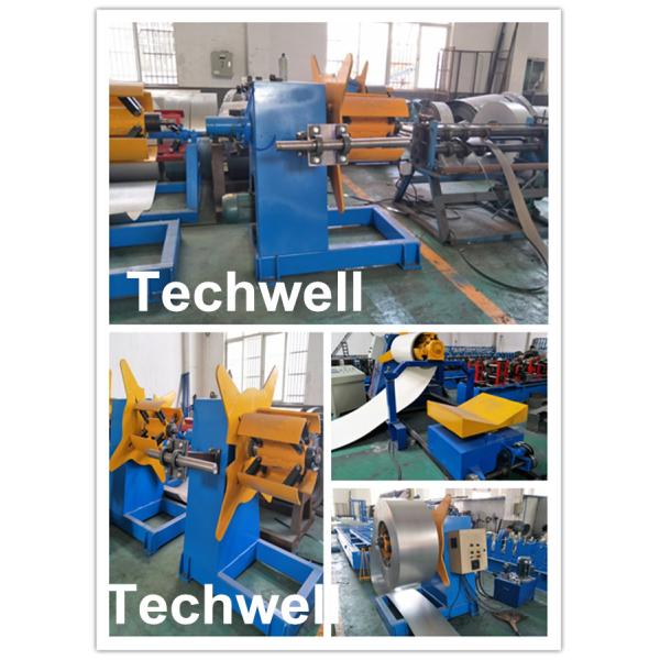 Hydraulic Decoiler / Uncoiler Machine With 0-15m/Min Uncoiling Speed , Coil Width 1500mm