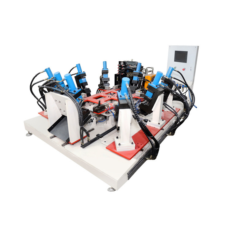 Quality Hwashi IBC Cage Frame Hole Making Machine Automatic Production Line for sale