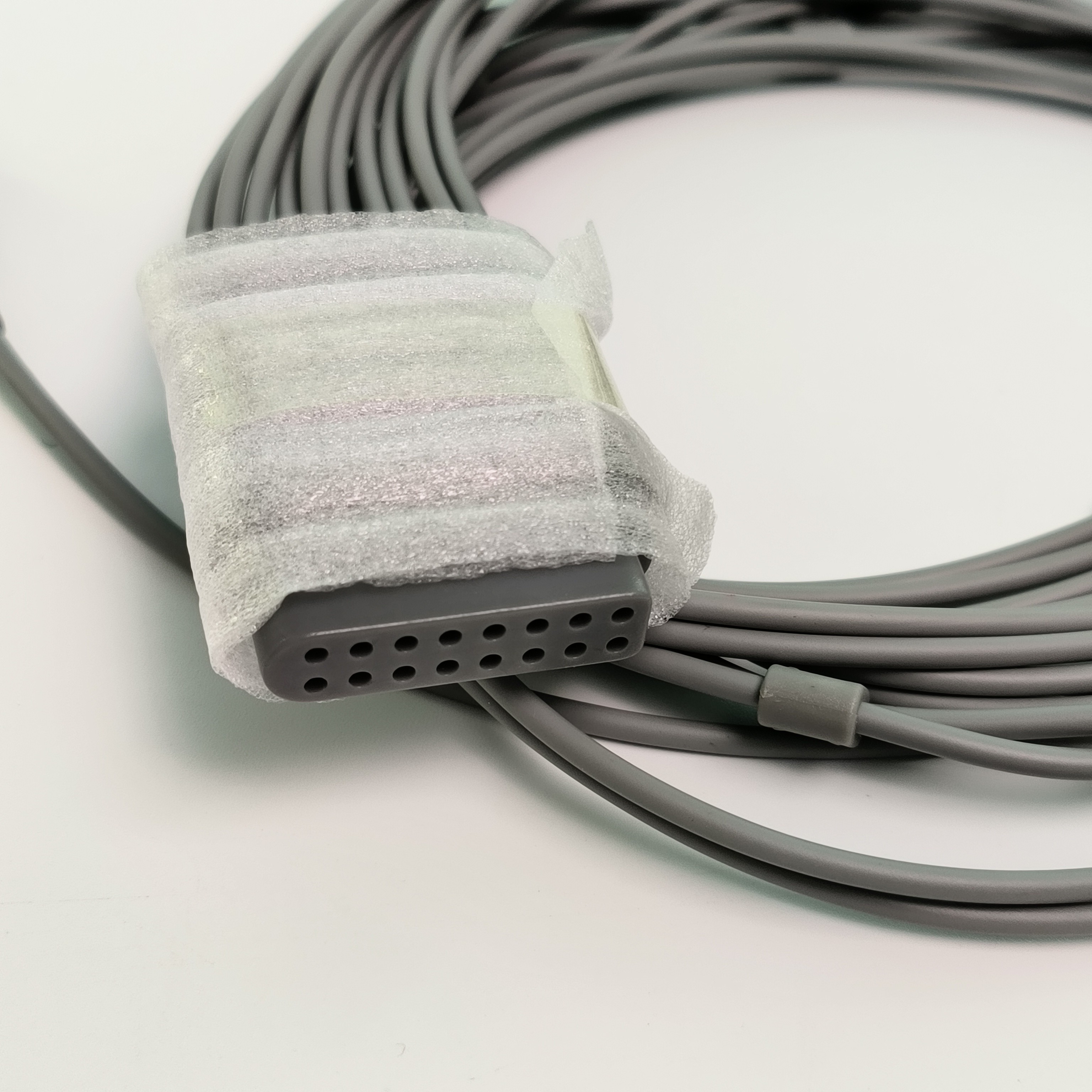 Original Dynamic Holter ECG Lead Wire 12 Lead Button Type REF EL10NISH01 IPN 01.57.471450