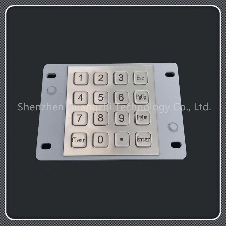 Quality Washable Usb Numeric Keypad Stainless Steel Material 4x4 Matrix Layout for sale
