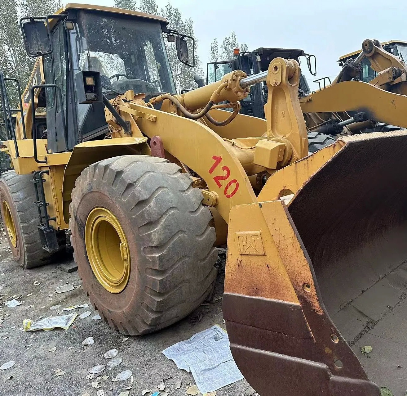 Quality Second Hand Front Loader Real Caterpillar Cat966h Wheel Loader Payloader for sale
