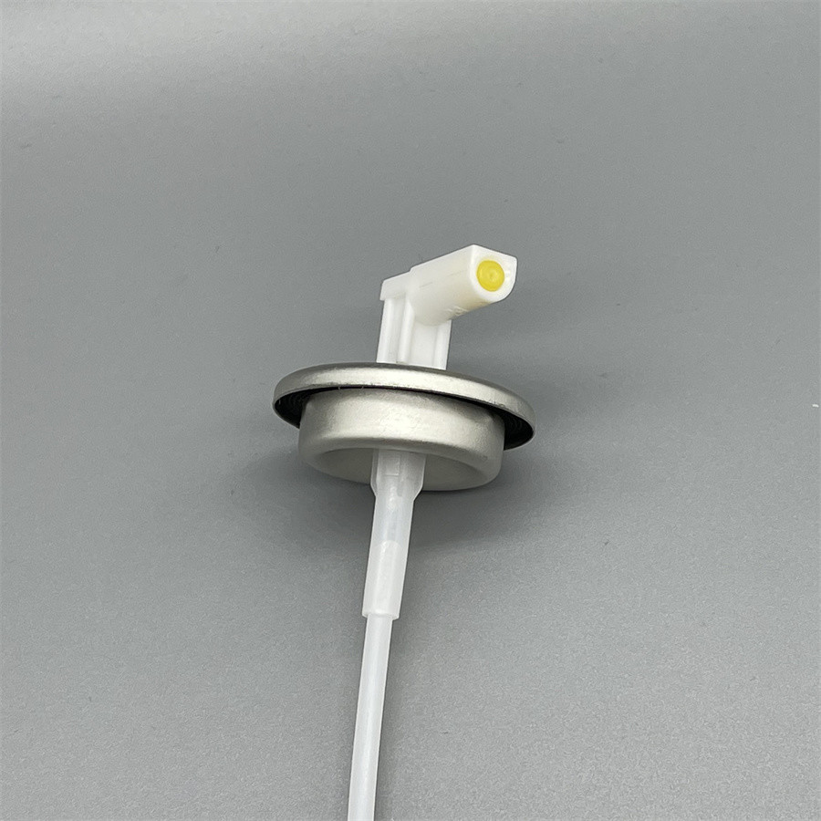 Sanitary Food-Grade Metered Aerosol Valves for Edible Oils & Food Service Sprays with Easy Cleaning and Compliant Materials.